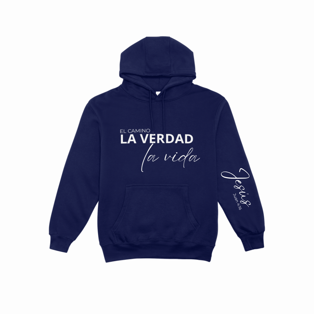 Polerón Capucha Tipo Canguro Queens Frases Cristianas