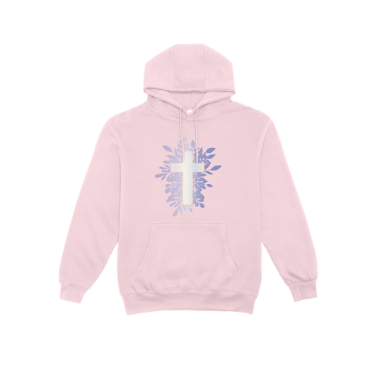 Poleron con Capucha Canguro Cruz Cristiano