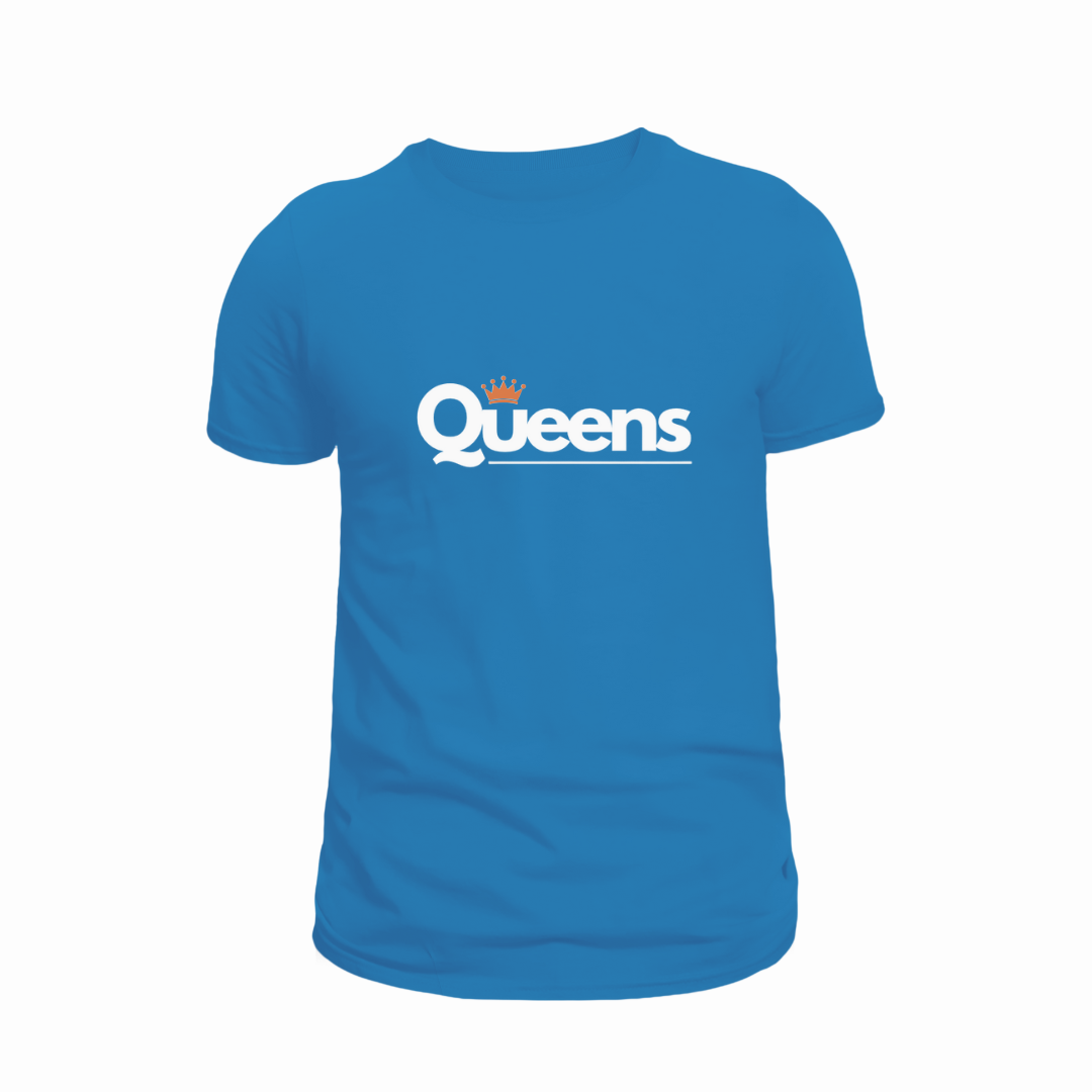 Polera Estampada Queens Azul