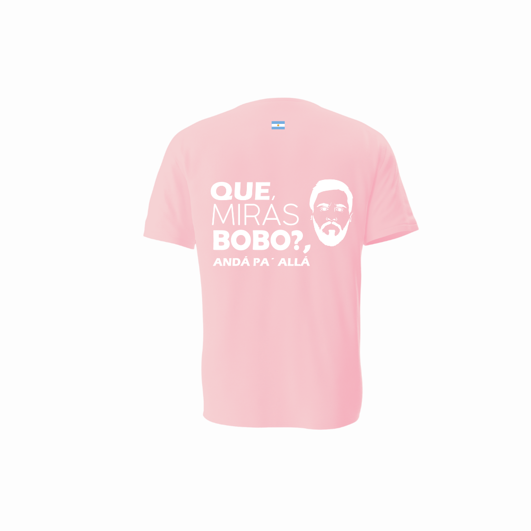 Polera Estampada Queens Rosado Messi