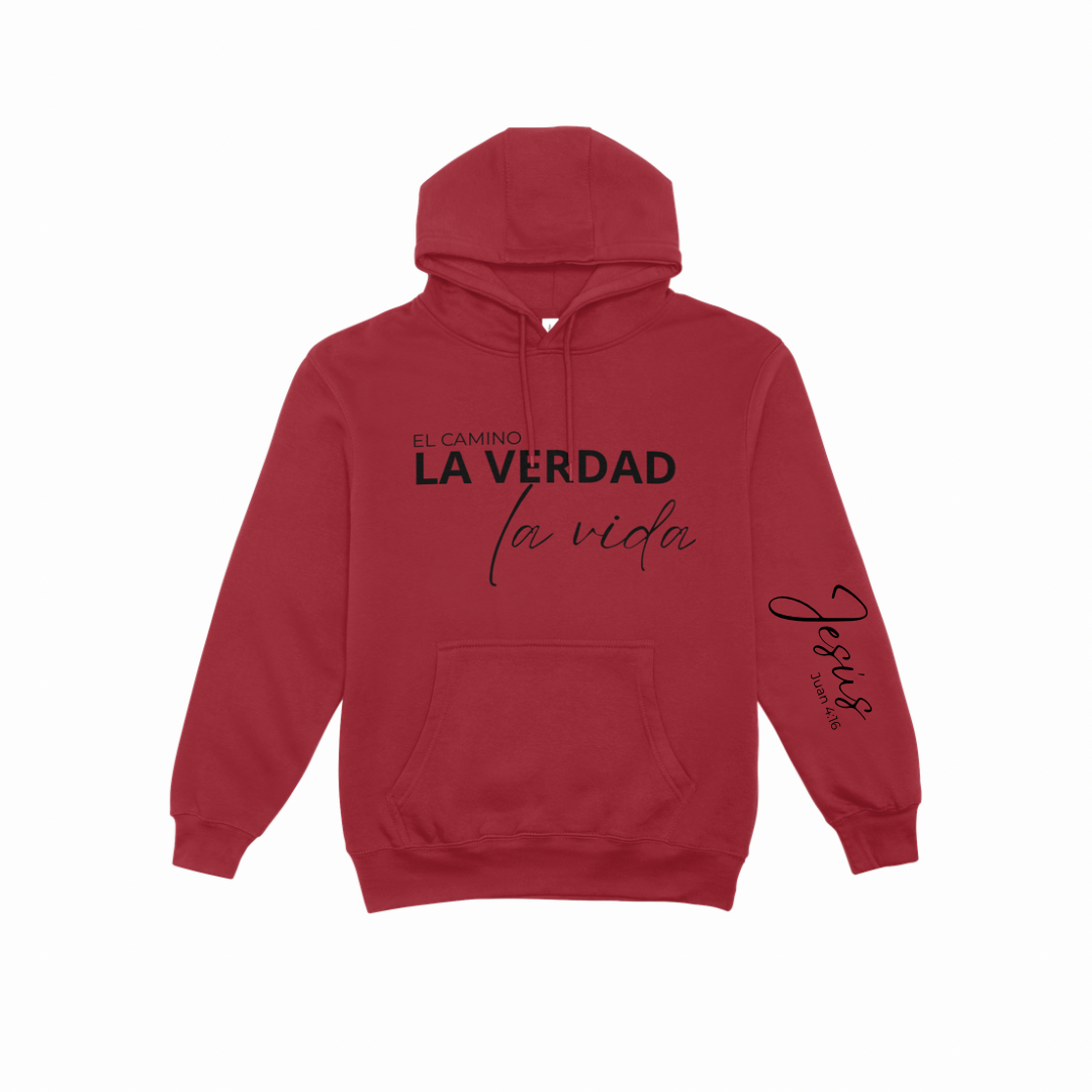 Polerón Capucha Tipo Canguro Queens Frases Cristianas