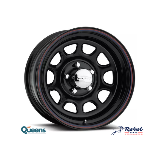 Llanta 14"x7" 5x114mm Negra Daytona