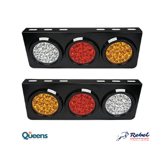 Par Luces Traseras LED Camion/Remolque 4"x3 12 v