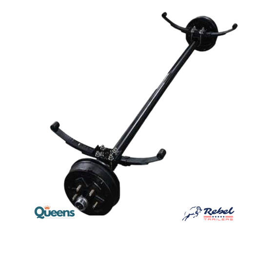 Eje Ballesta 800 kg, Freno Eléctrico