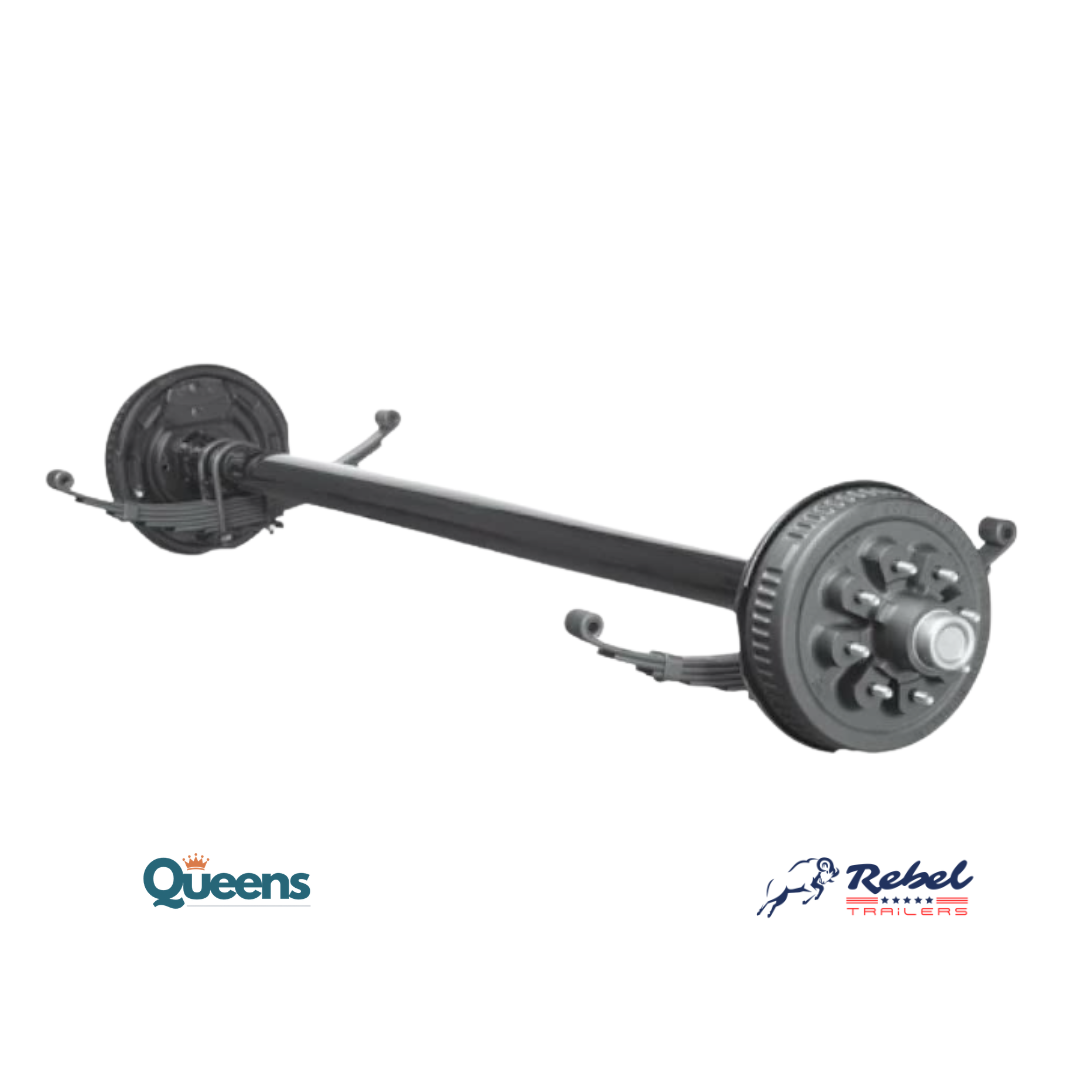 Eje Ballesta 2200 kg, Freno Eléctrico 8x165