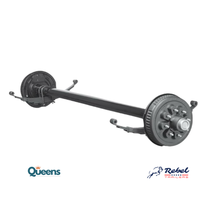 Eje Ballesta 2200 kg, Freno Eléctrico 8x165