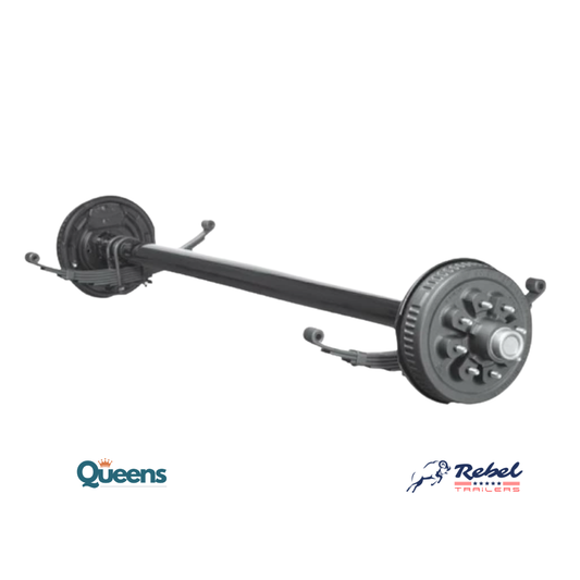 Eje Ballesta 2200 kg, Freno Eléctrico 8x165