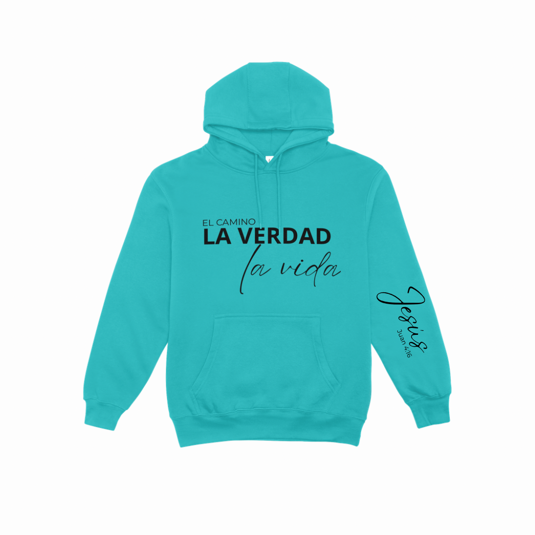 Polerón Capucha Tipo Canguro Queens Frases Cristianas