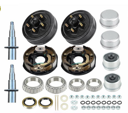 Kit Completo Tambor Freno Eléctrico 5x114 3500 Lbs Remolque