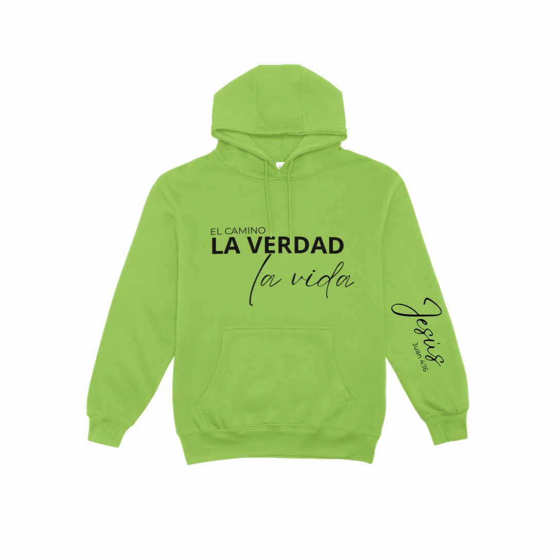 Polerón Capucha Tipo Canguro Queens Frases Cristianas