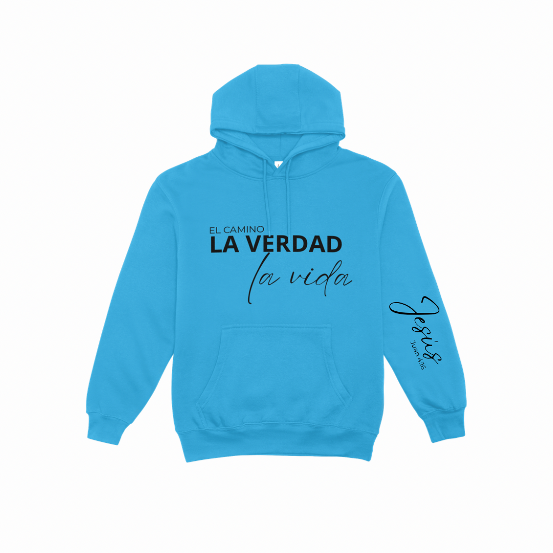 Polerón Capucha Tipo Canguro Queens Frases Cristianas