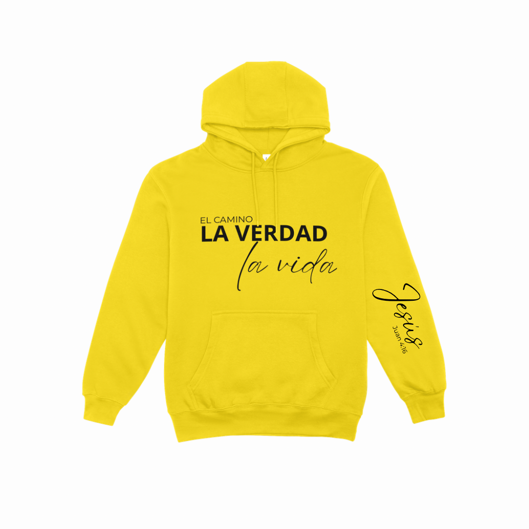 Polerón Capucha Tipo Canguro Queens Frases Cristianas