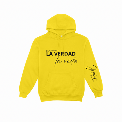 Polerón Capucha Tipo Canguro Queens Frases Cristianas