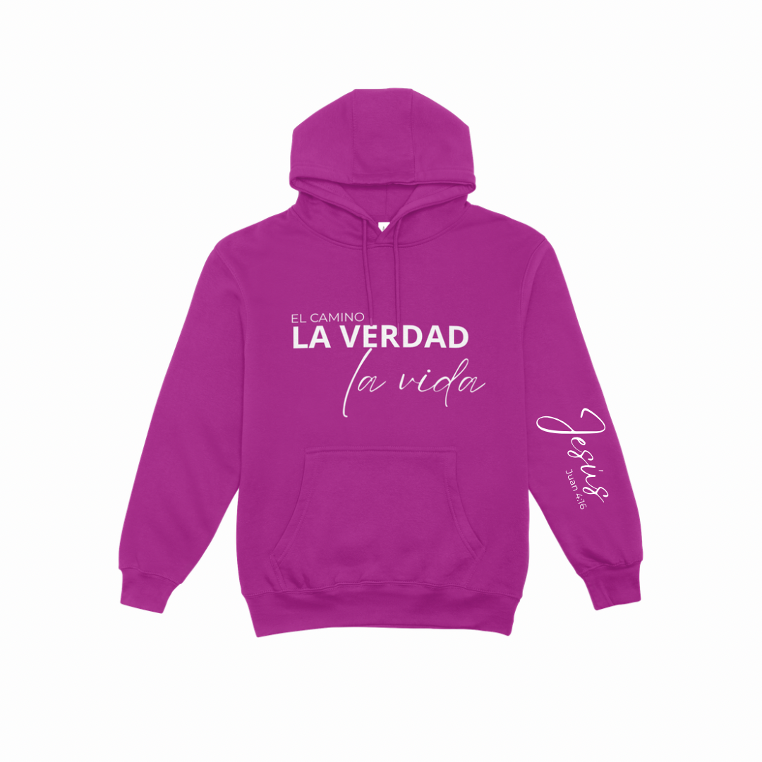 Polerón Capucha Tipo Canguro Queens Frases Cristianas