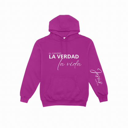 Polerón Capucha Tipo Canguro Queens Frases Cristianas