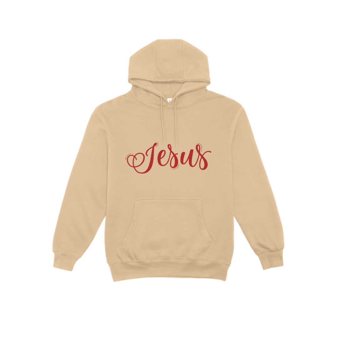 Polerón c/capucha Canguro Algodón Jesús