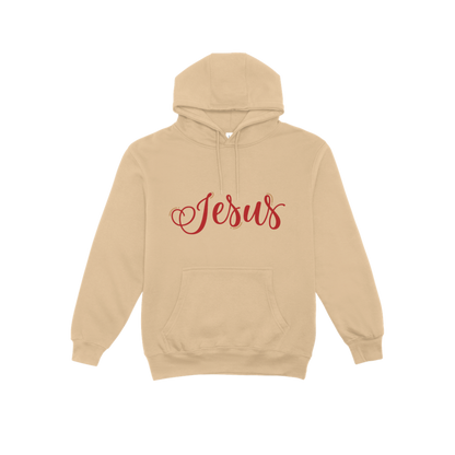 Polerón c/capucha Canguro Algodón Jesús