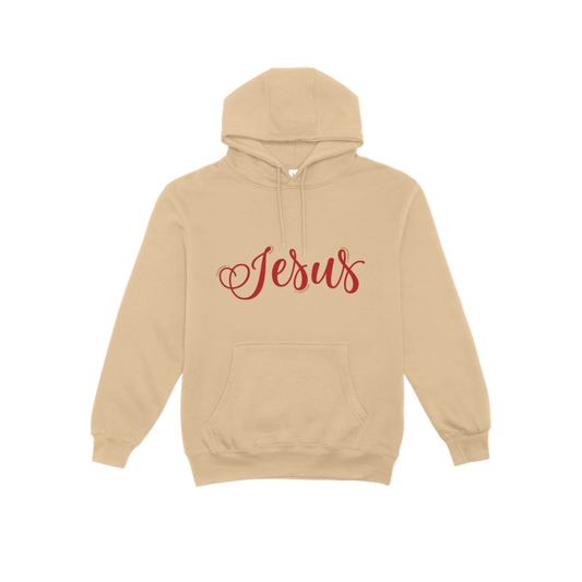 Polerón c/capucha Canguro Algodón Jesús