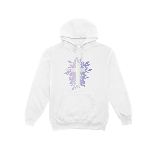 Poleron con Capucha Canguro Cruz Cristiano