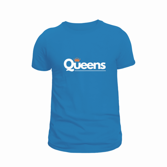 Polera Estampada Queens Azul