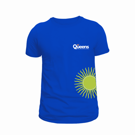 Polera Estampada Queens Azul Argentina