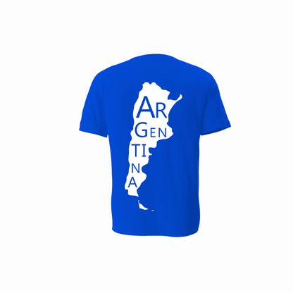 Polera Estampada Queens Azul Argentina